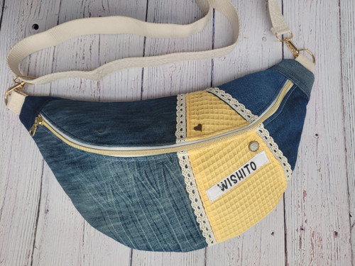 Crossbody ledvinka XL