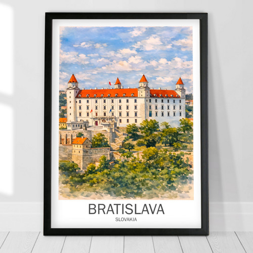Bratislava, hrad - Tisk, plakát