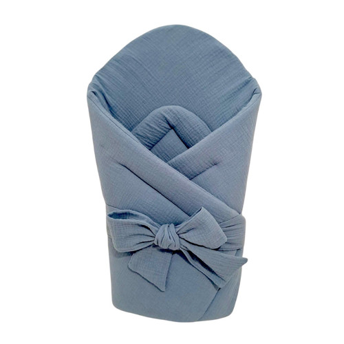 Zavinovačka mušelínová Blue modrá