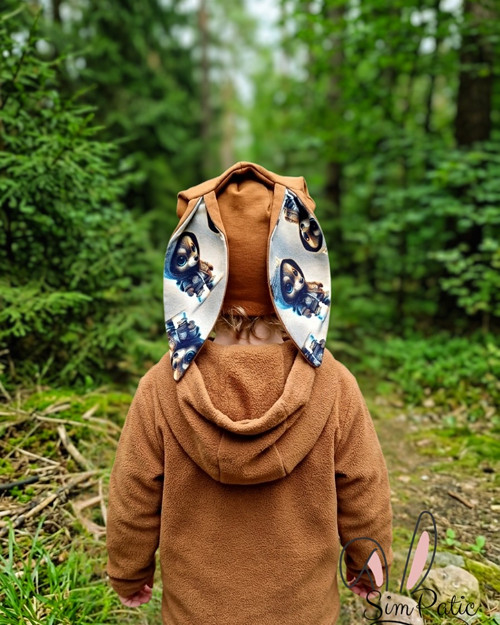 Zajíčková čepice Vlk — foto 1