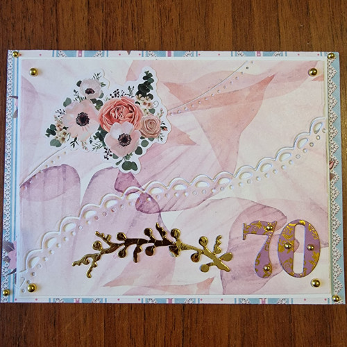 Přání, blahopřání k 70 narozeninám.