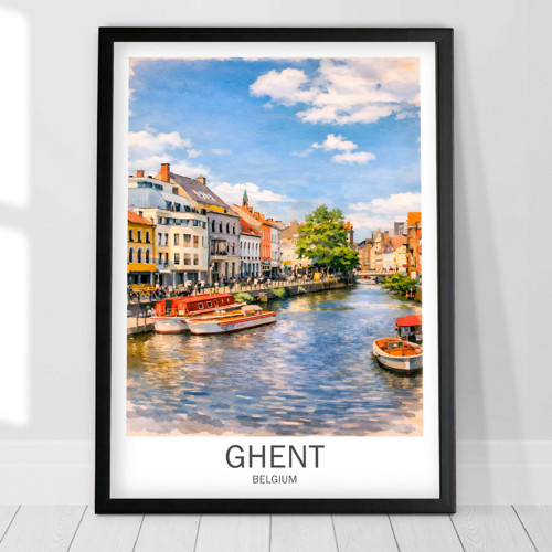 Gent, Belgie - Tisk, plakát