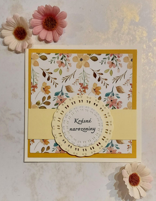 Květinové přání k narozeninám