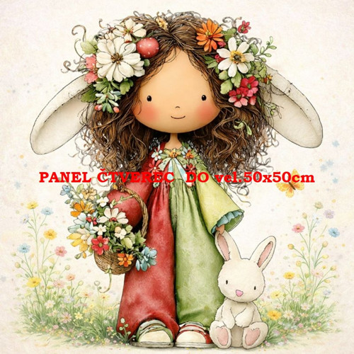 Bavlněný panel 10x10 cm