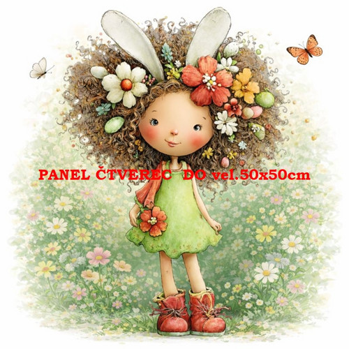 Bavlněný panel 10x10 cm