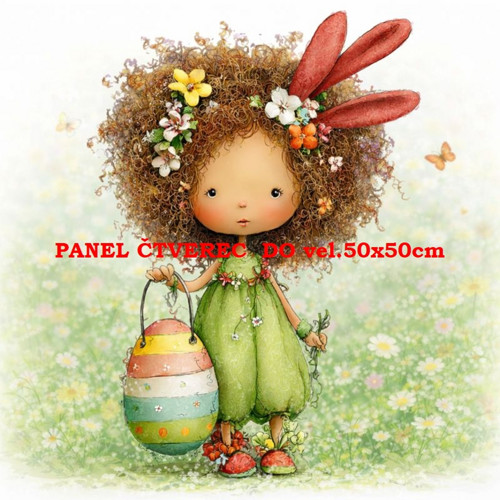 Bavlněný panel 10x10 cm
