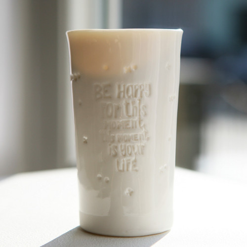 Pohár Be Happy - porcelán