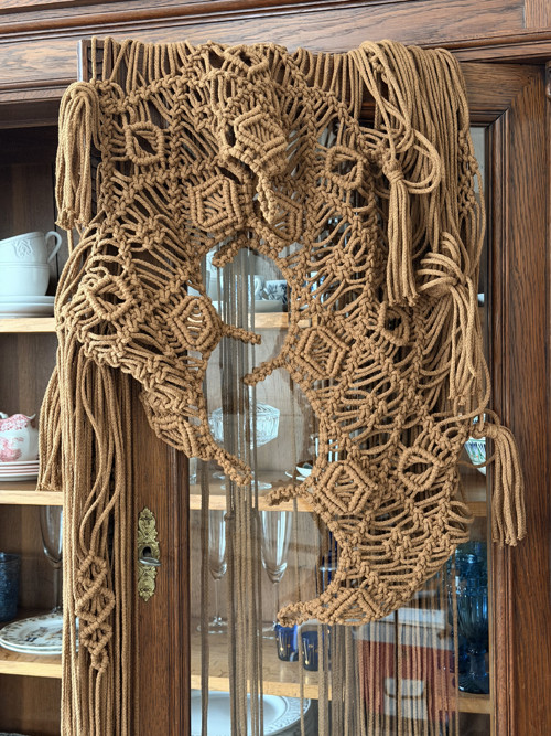 Macrame záclona