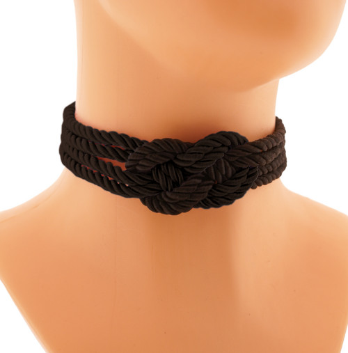 Shibari špagátový choker collar provaz náhrdelník