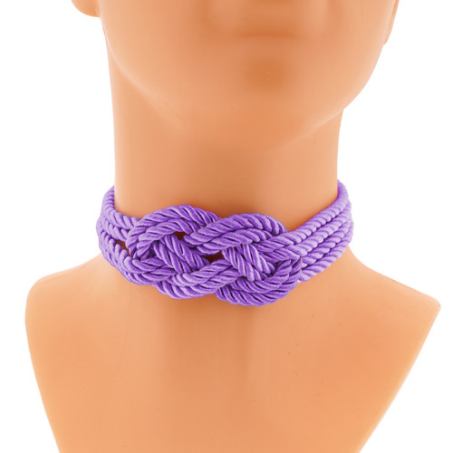 Shibari špagátový choker collar provaz náhrdelník