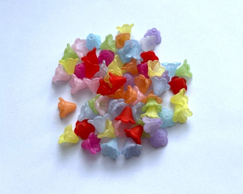 Plastové zvonečky 10x14 mm (25ks) - mix