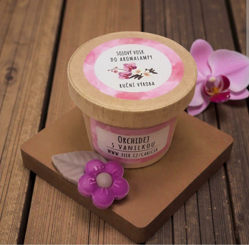 Sojový vosk do aromalampy - Orchidej s vanilkou