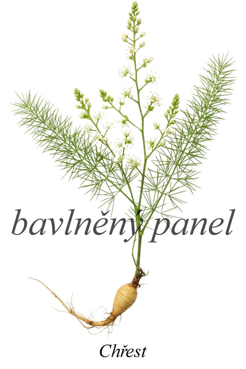 Bavlněný panel chřest — foto 1