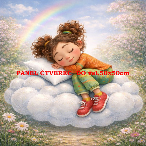 Bavlněný panel 10x10 cm