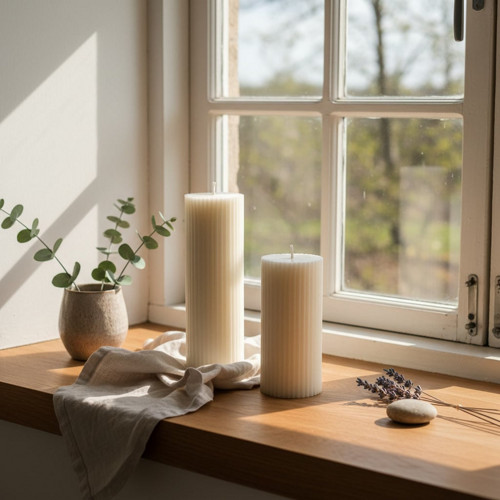 Designová svíčky Basic - set dvou