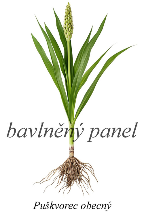 Bavlněný panel puškvorec — foto 1