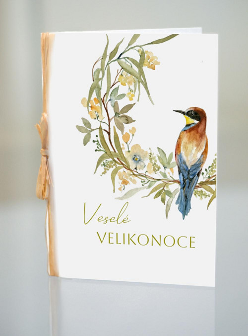 Velikonoční přání Vlha