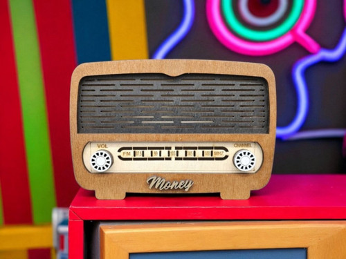 Zaškrtávací Pokladnička Rádio