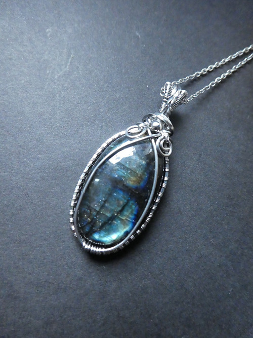 Náhrdelník Labradorit Blue — foto 1