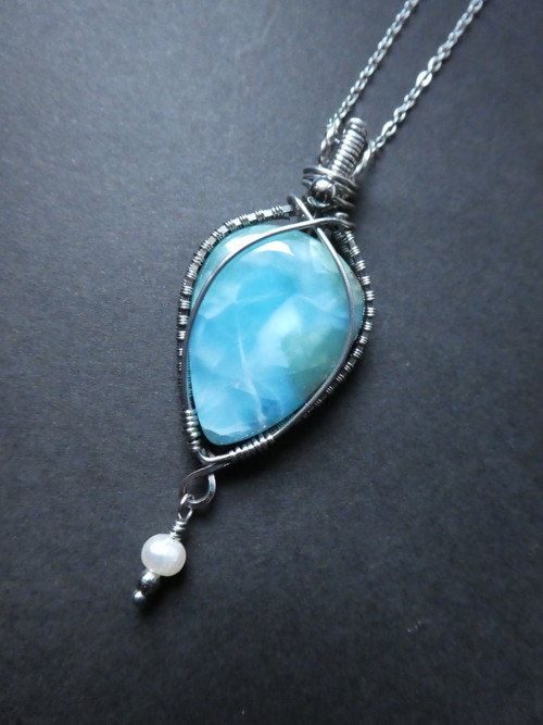 Náhrdelník Larimar