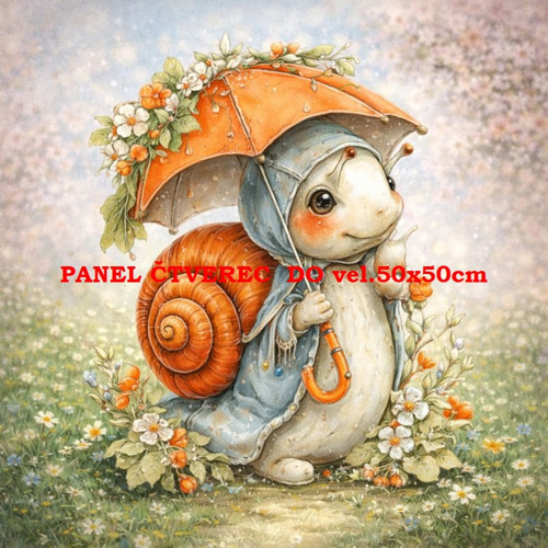 Bavlněný panel 10x10 cm