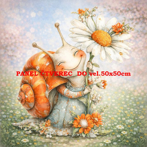 Bavlněný panel 10x10 cm