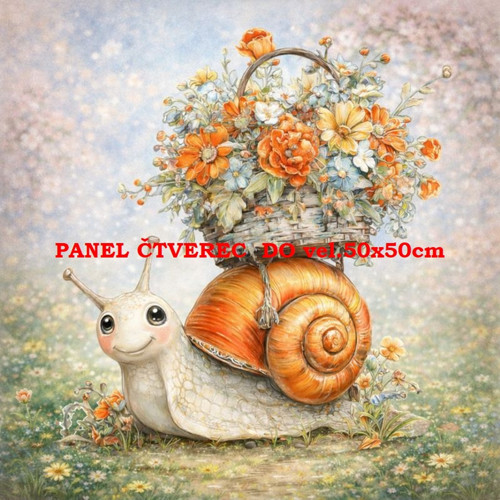 Bavlněný panel 10x10 cm