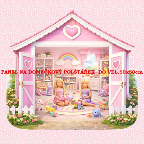 Bavlněný panel 10x10 cm