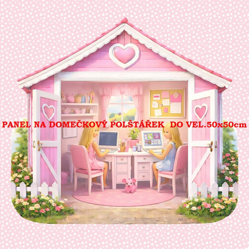 Bavlněný panel 10x10 cm — foto 1