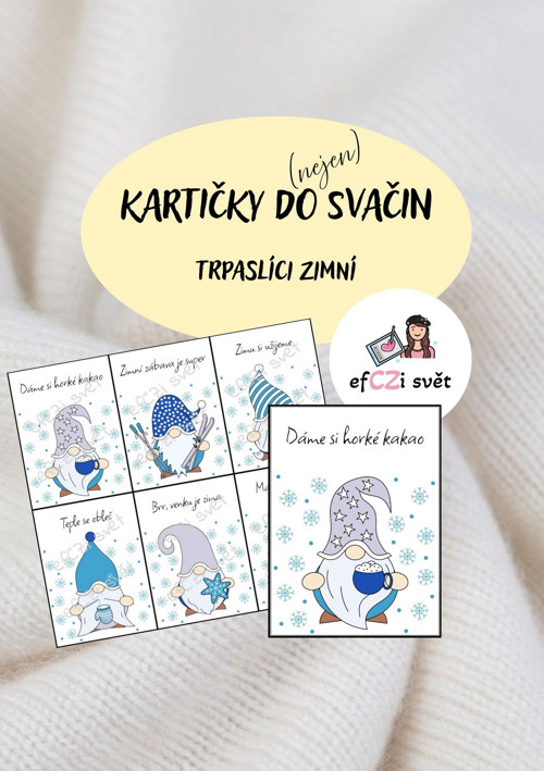 Vzkazy do svačin - TRPASLÍCI ZIMNÍ