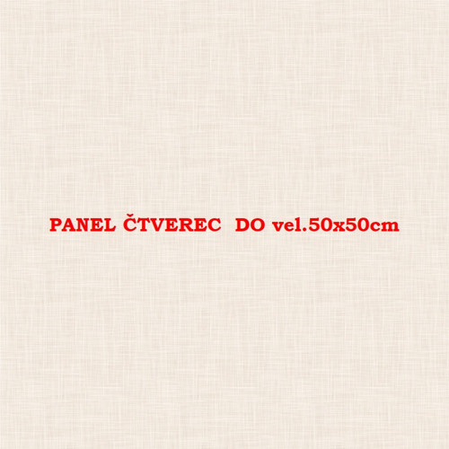Bavlněný panel 10x10 cm — foto 1