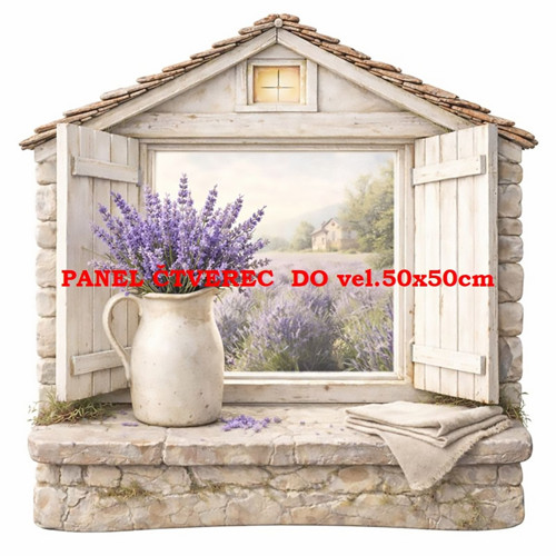 Bavlněný panel 10x10 cm