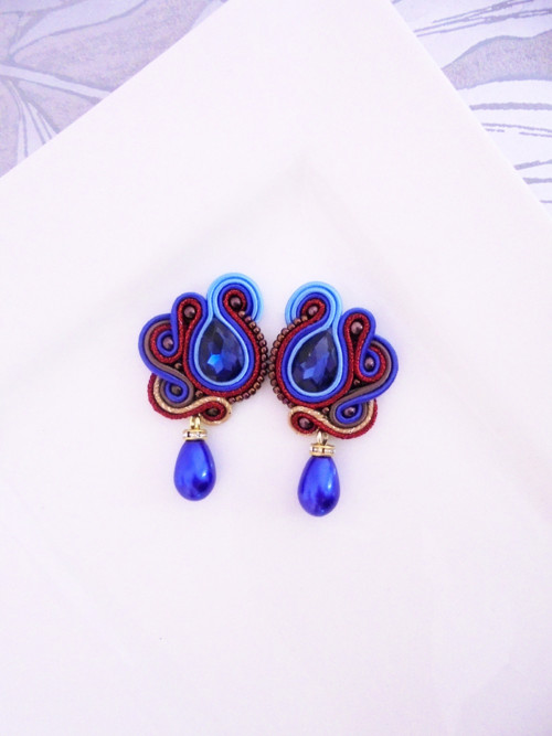 Soutache náušnice