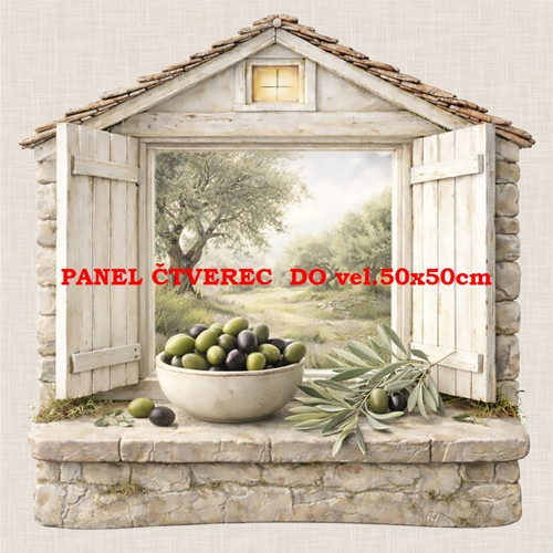 Bavlněný panel 10x10 cm — foto 1