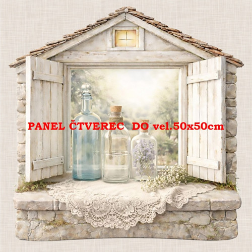 Bavlněný panel 10x10 cm — foto 1