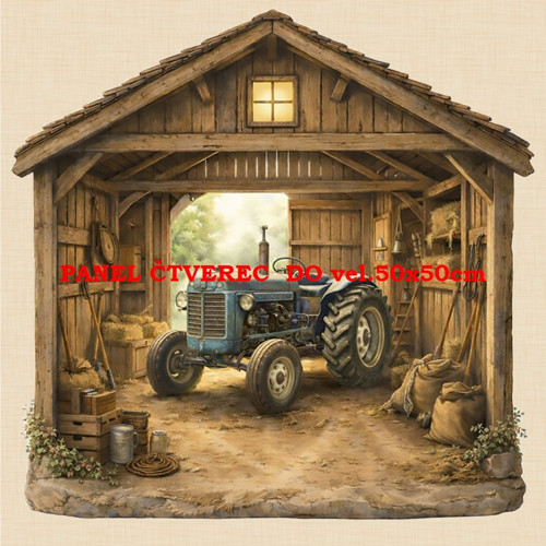 Bavlněný panel 10x10 cm