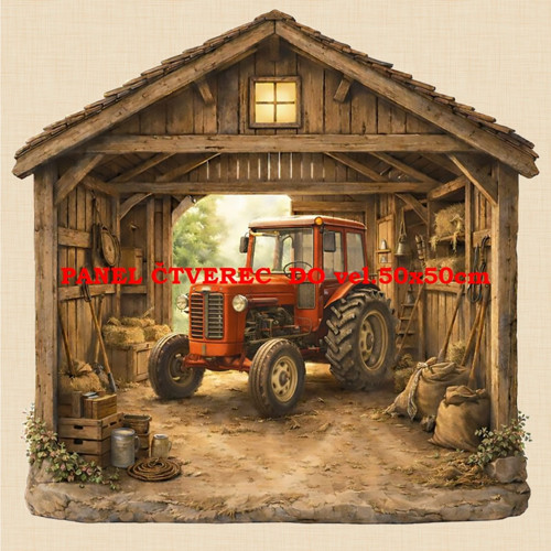 Bavlněný panel 10x10 cm