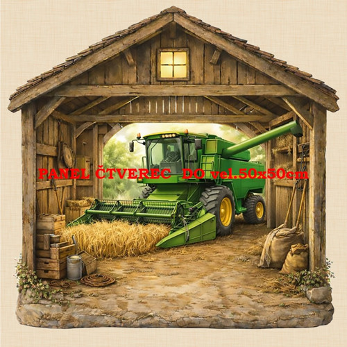 Bavlněný panel 10x10 cm — foto 1