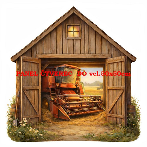 Bavlněný panel 10x10 cm