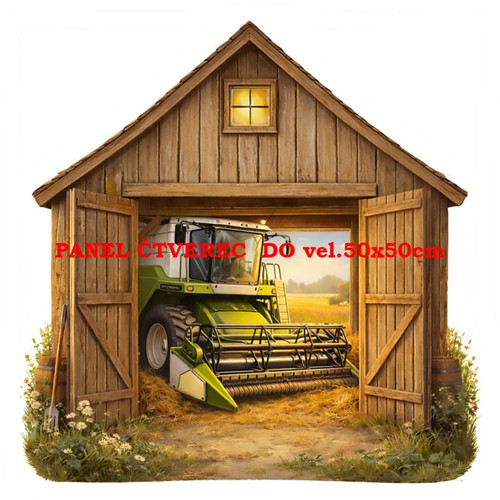Bavlněný panel 10x10 cm — foto 1