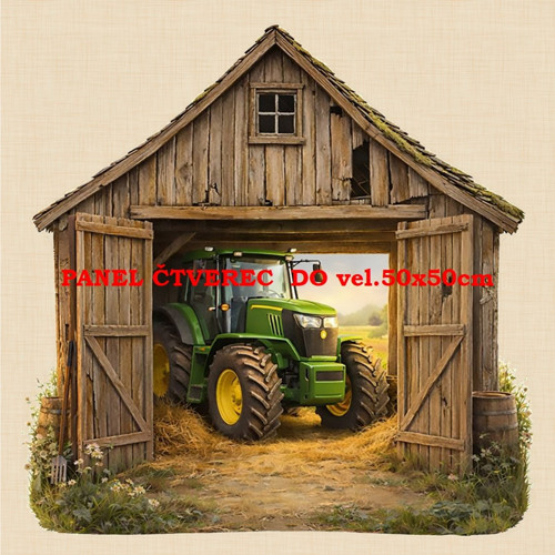 Bavlněný panel 10x10 cm — foto 1