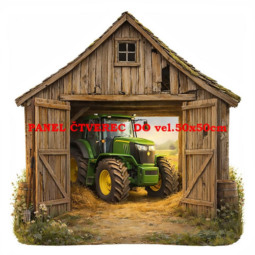 Bavlněný panel 10x10 cm — foto 1
