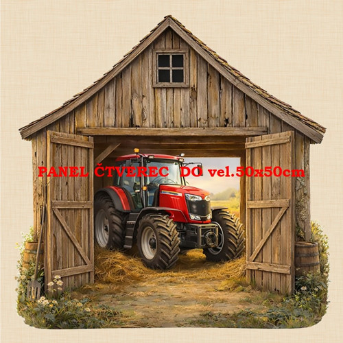 Bavlněný panel 10x10 cm — foto 1