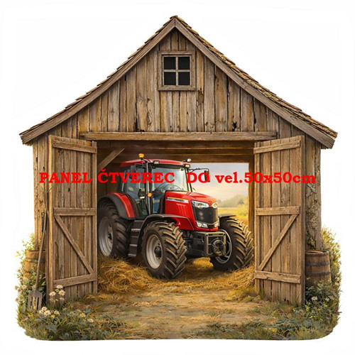Bavlněný panel 10x10 cm — foto 1