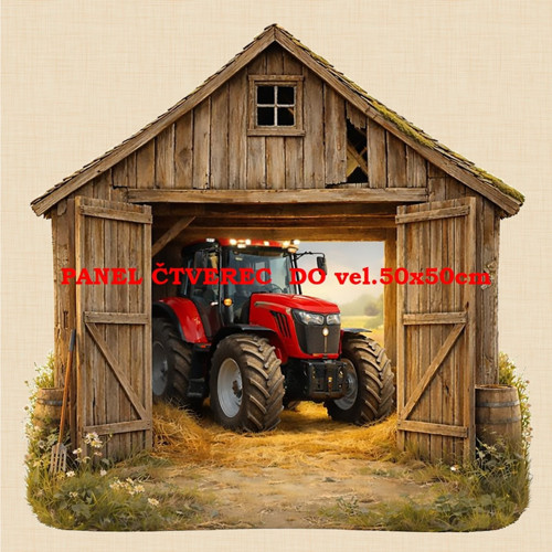 Bavlněný panel 10x10 cm