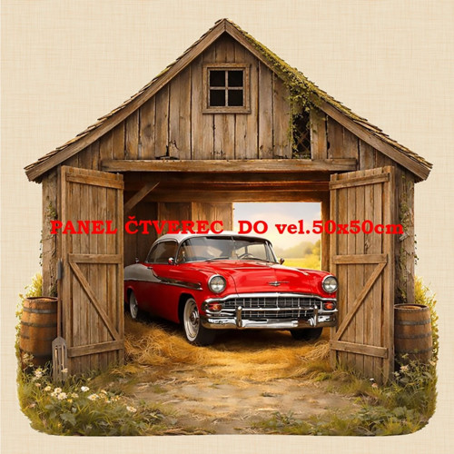 Bavlněný panel 10x10 cm
