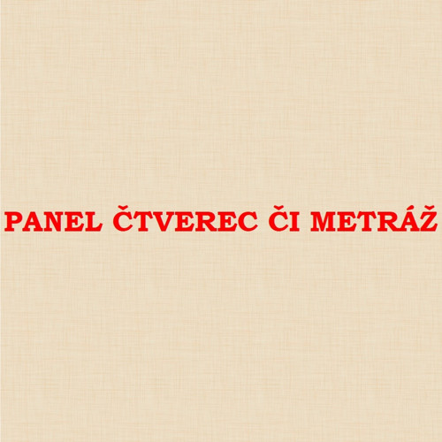 Bavlněný panel 10x10 cm — foto 1