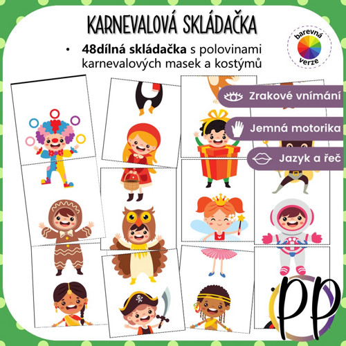 Karnevalová skládačka (PDF)