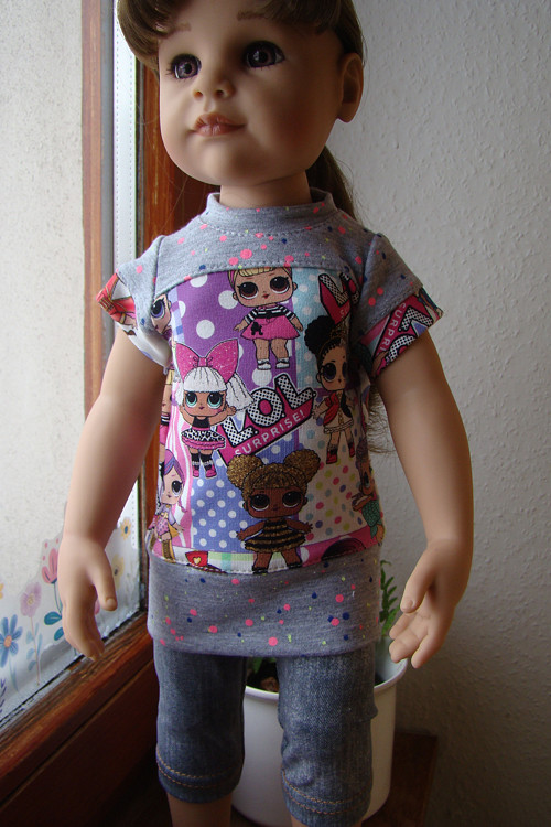 Hannah Götz 50 cm - souprava tunika a legínky