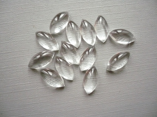 Kabošon - křišťál AAA 12 mm, 1 ks